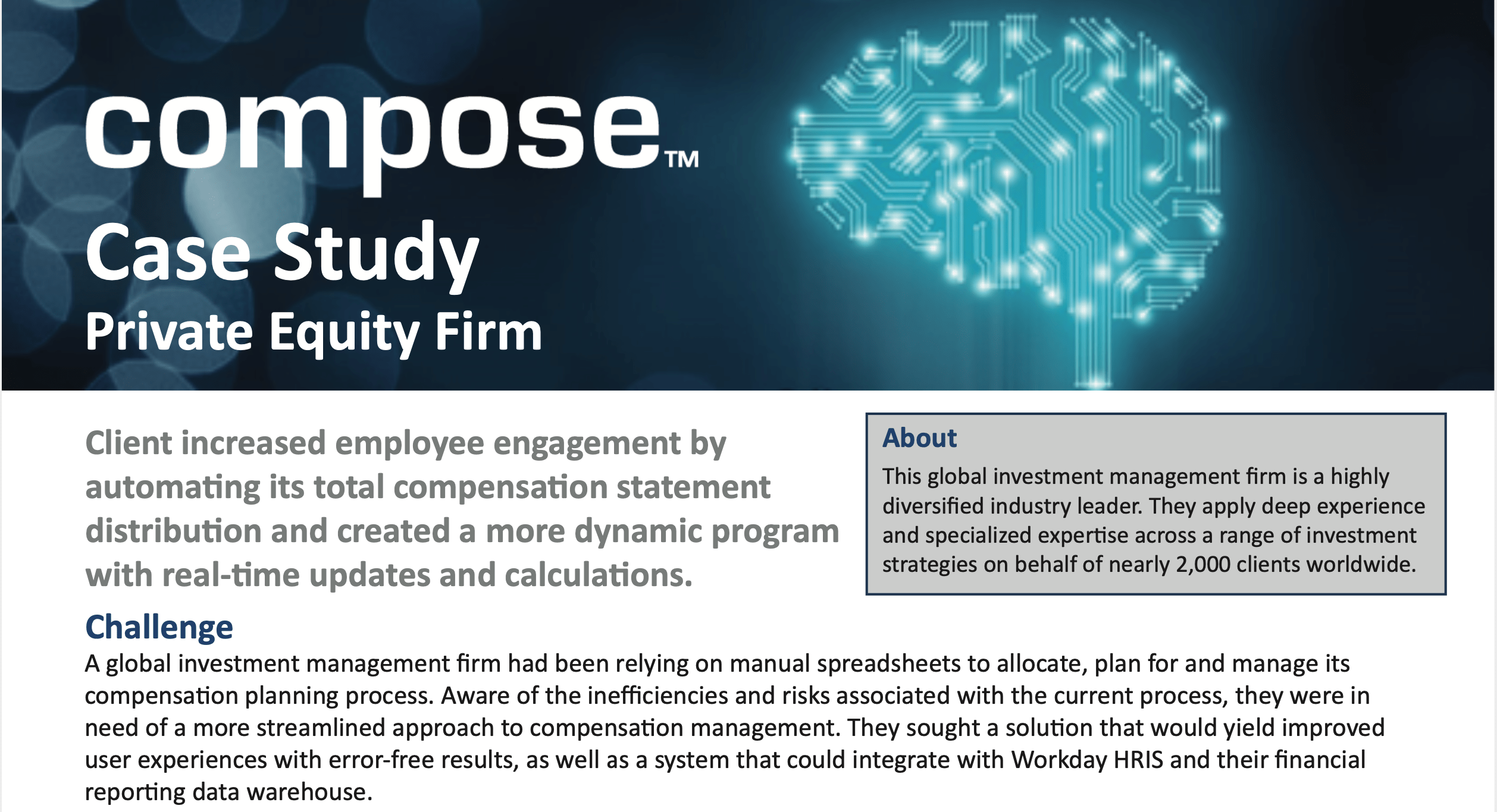 Real estate private equity case study picture