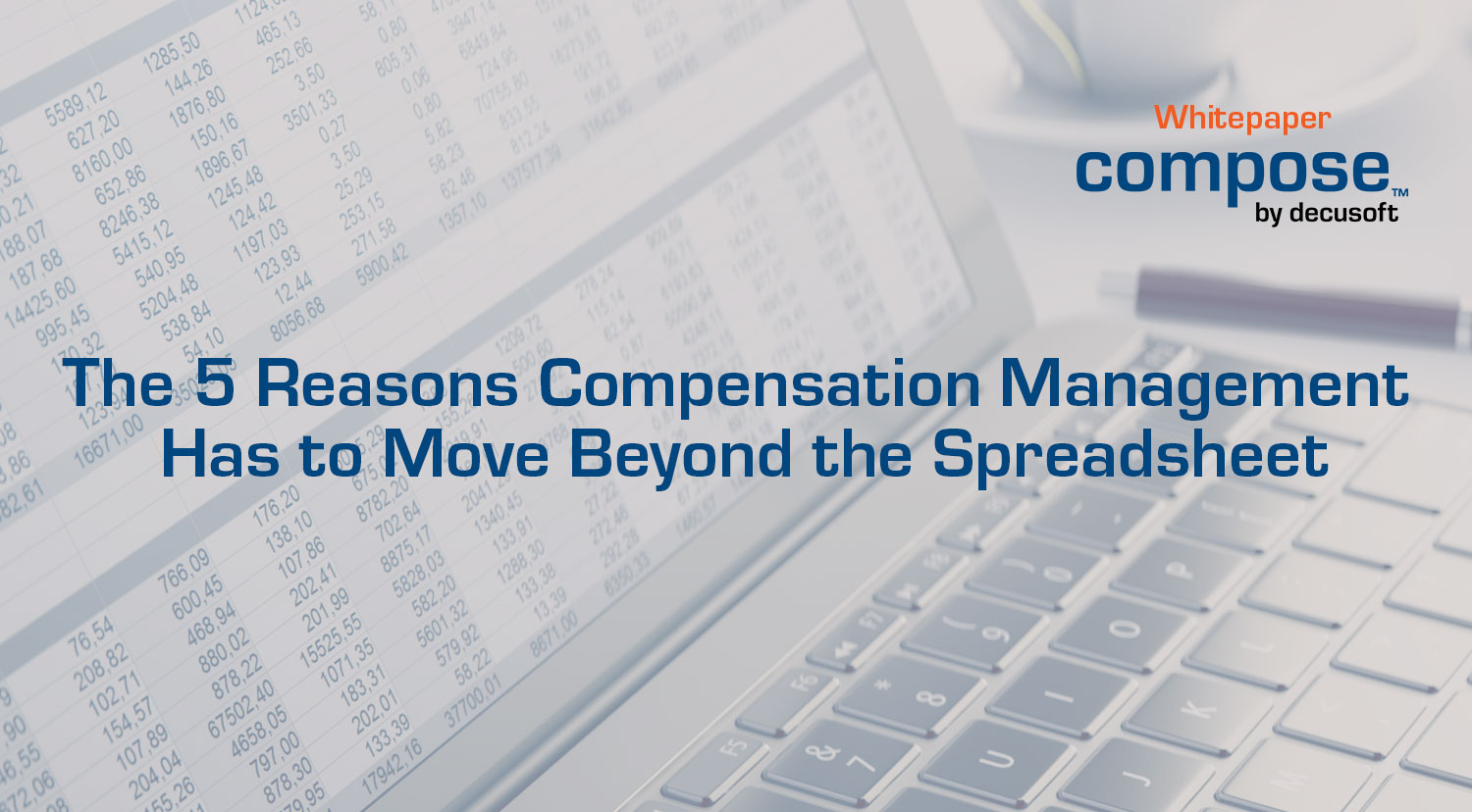 Stop Using Spreadsheets for Compensation- 5 Reasons Why | Decusoft